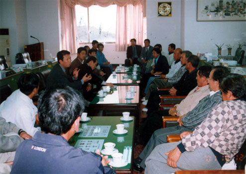 쌀값안정대책에 대한 마로주민 의견청취(2001. 10. 12)