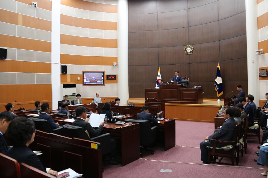 제329회 보은군의회 임시회 개회  제1차 본회의