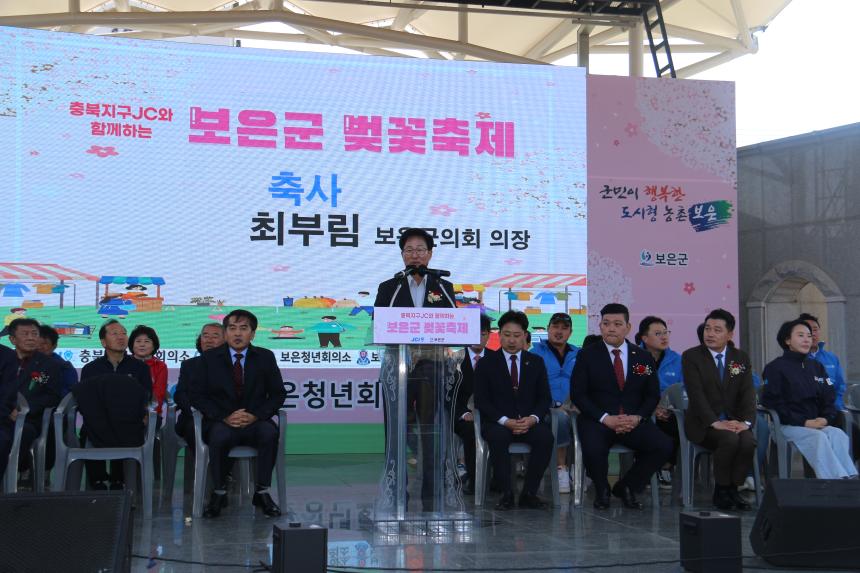 JC와 함께하는 보은군 벚꽃축제
