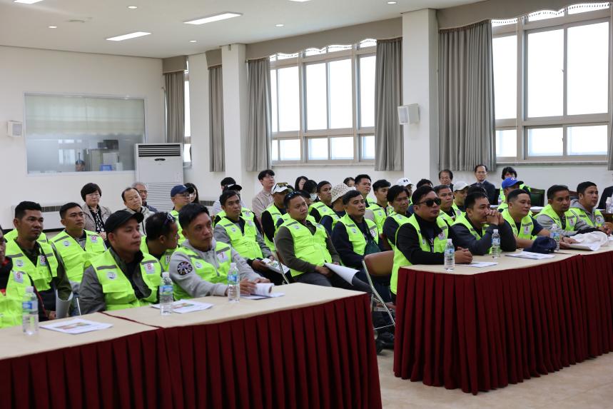 2024년 상반기 공공형 계절근로자 입국 환영식(2024. 4. 16.)